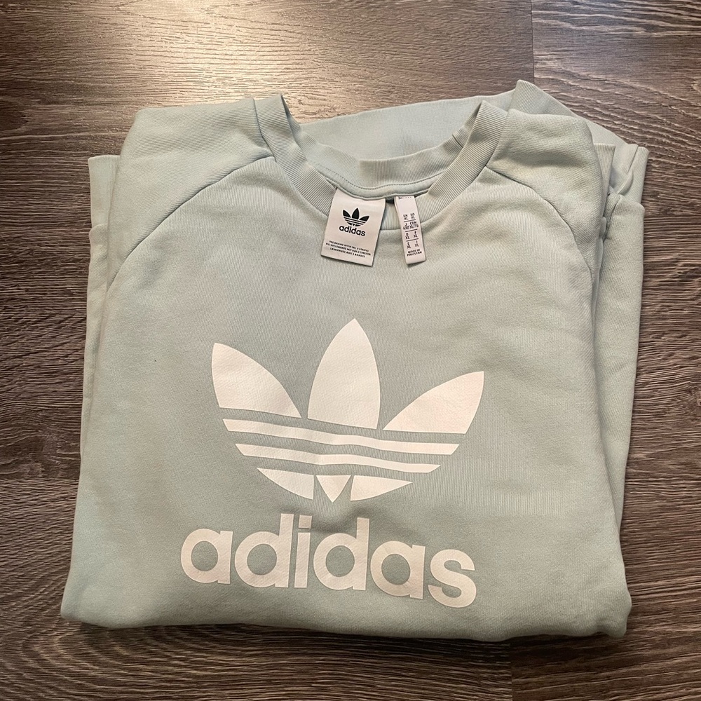 Adidas Mint Green Crewneck